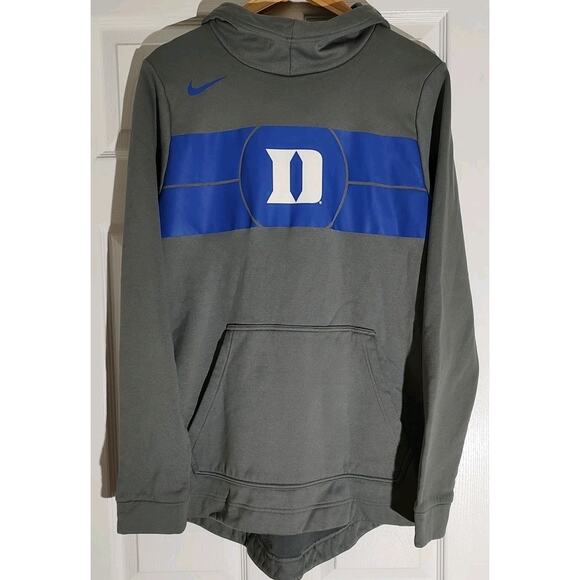 Men's Nike Duke University Blue Devils Dri-Fit Hoodie Sweatshirt - Large - Picture 1 of 5